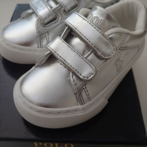 Baby Girl Polo Ralph Lauren Sneakers Size 5